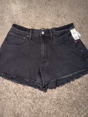 RSQ Black Denim Shorts